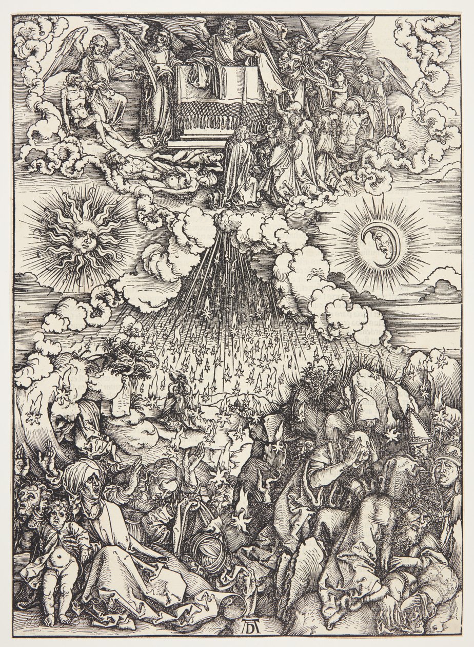 La apertura del quinto y sexto sello de Albrecht Dürer