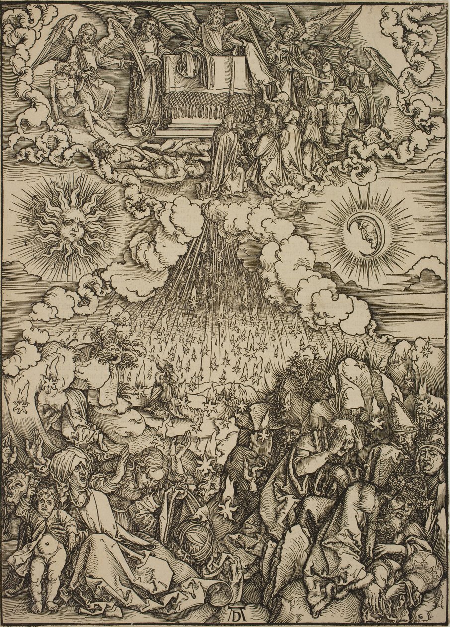 La apertura del quinto y sexto sello de Albrecht Dürer