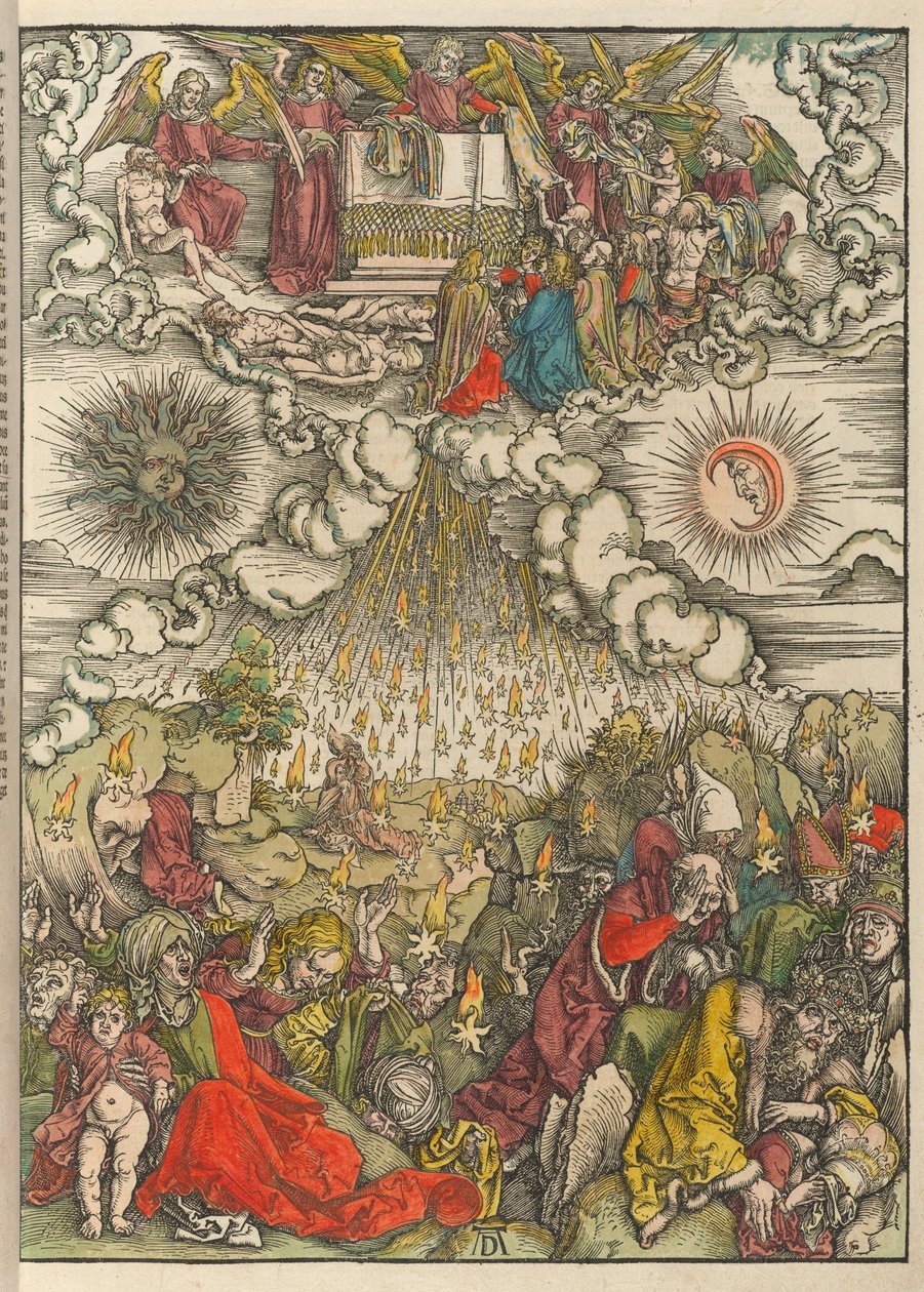 Apertura del Quinto y Sexto Sellos de Albrecht Dürer