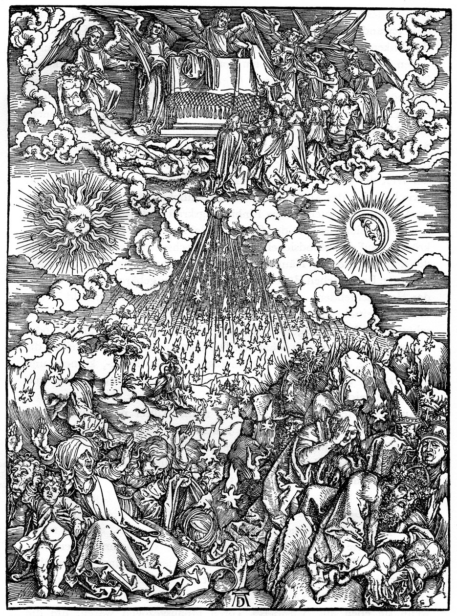 La apertura del quinto y sexto sello de Albrecht Dürer