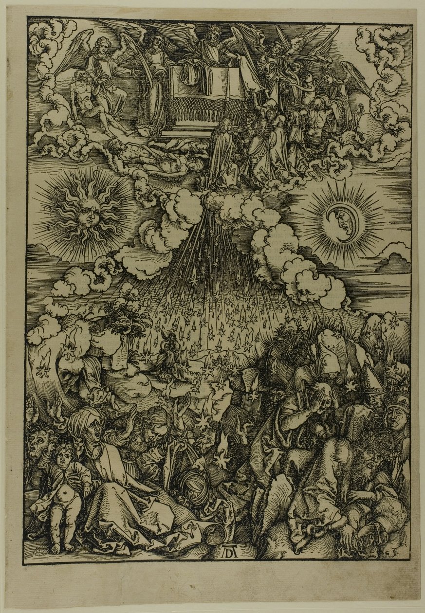 La apertura del quinto y sexto sello, del Apocalipsis de Albrecht Dürer