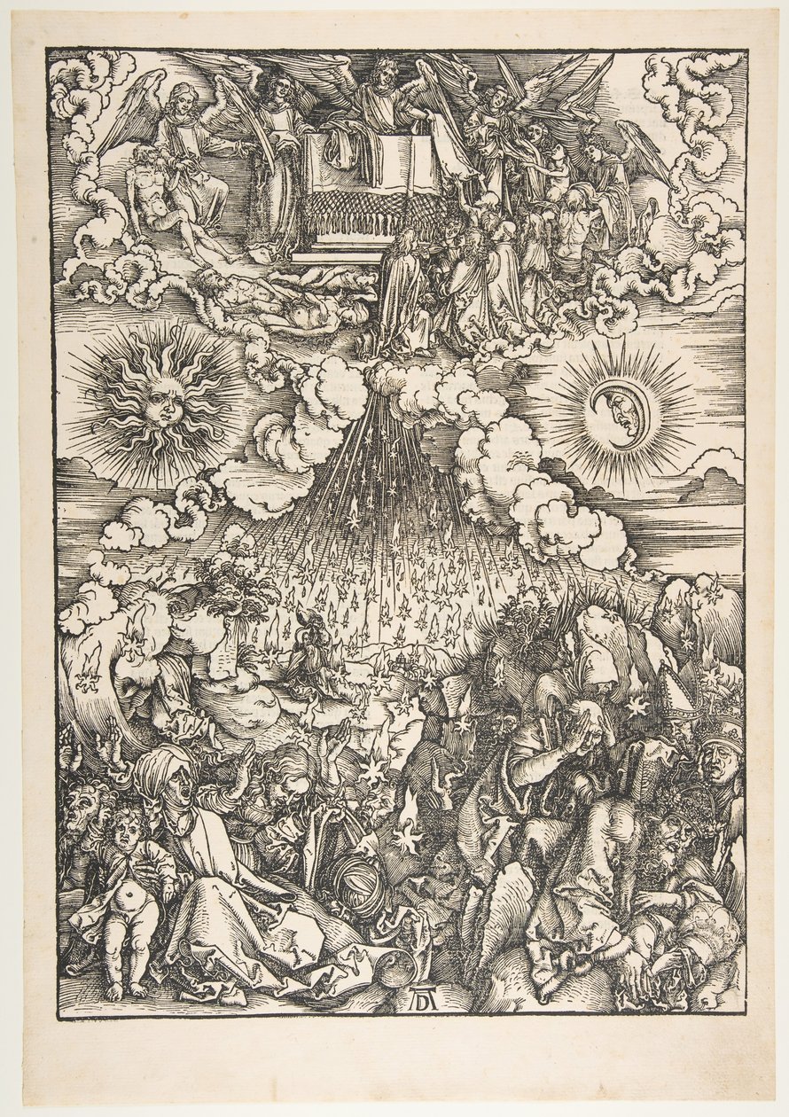 La apertura del quinto y sexto sello, del Apocalipsis de Albrecht Dürer