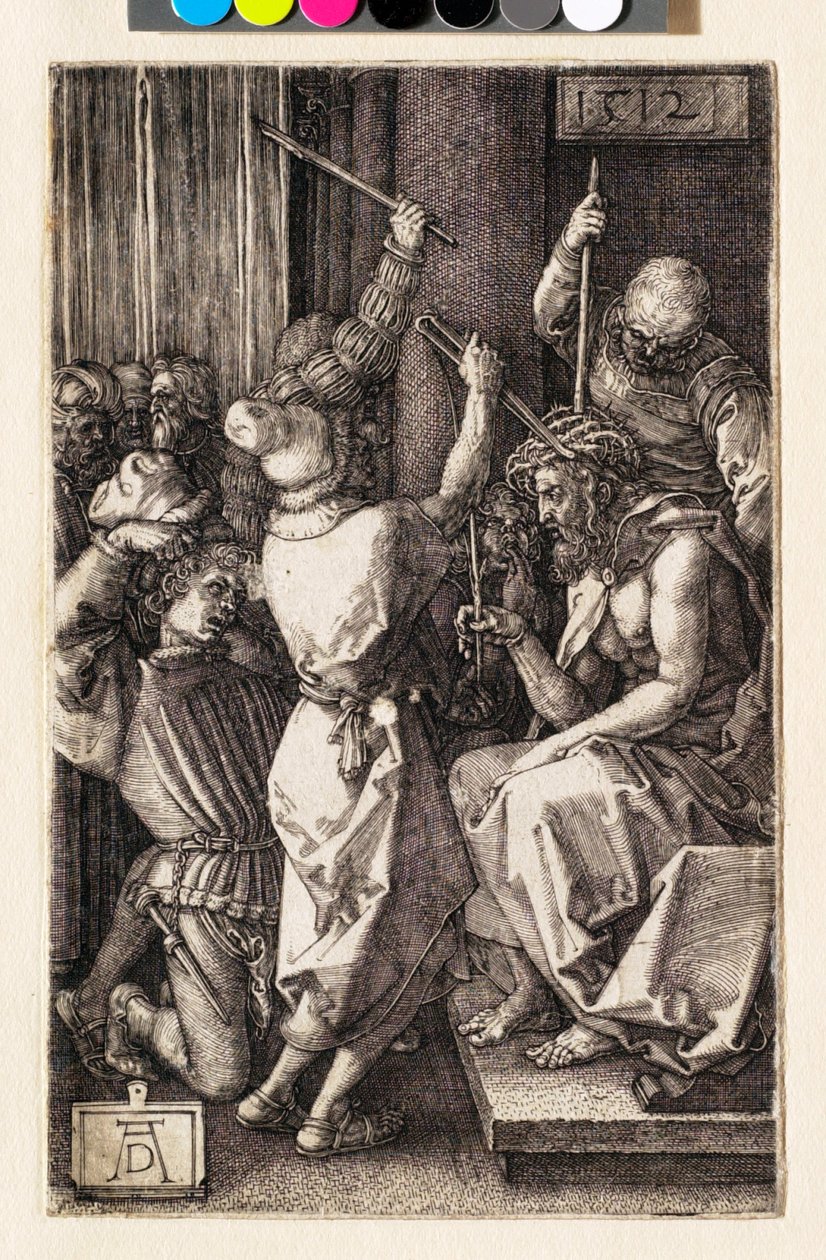 La Pasión: Cristo coronado de espinas de Albrecht Dürer