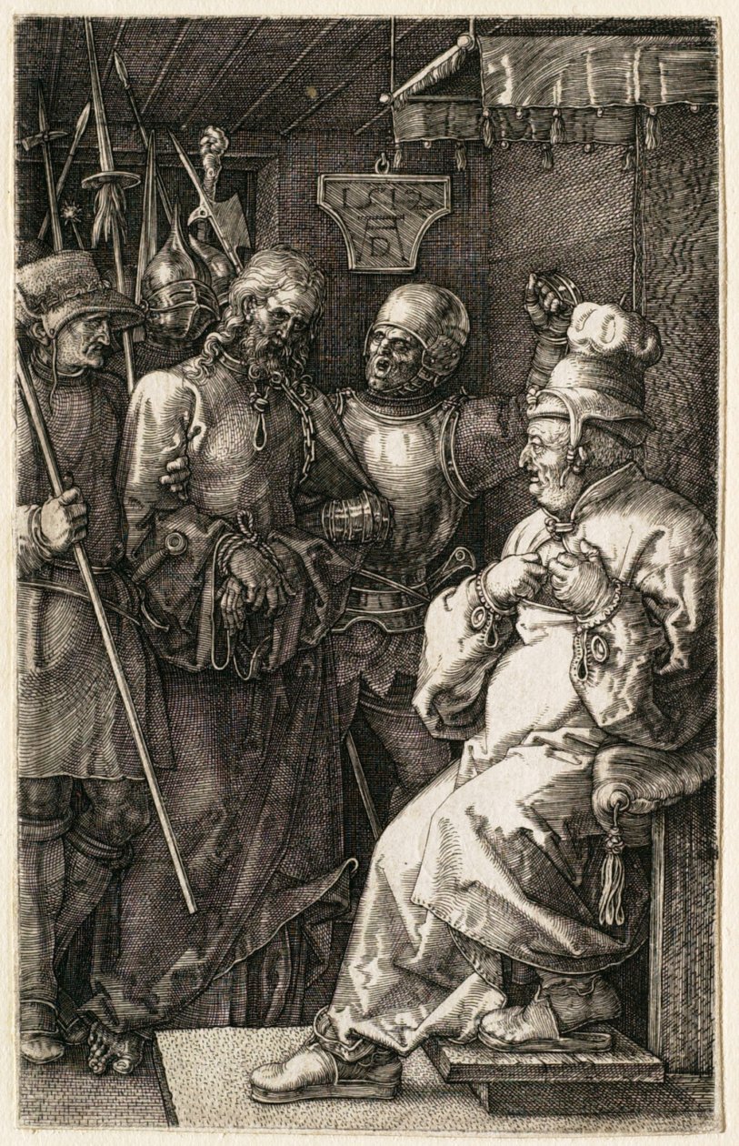 La Pasión: Cristo ante Caifás de Albrecht Dürer