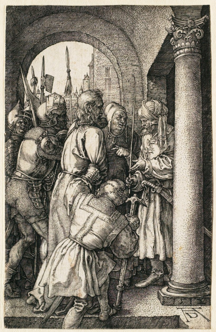 La Pasión: Cristo ante Pilato de Albrecht Dürer