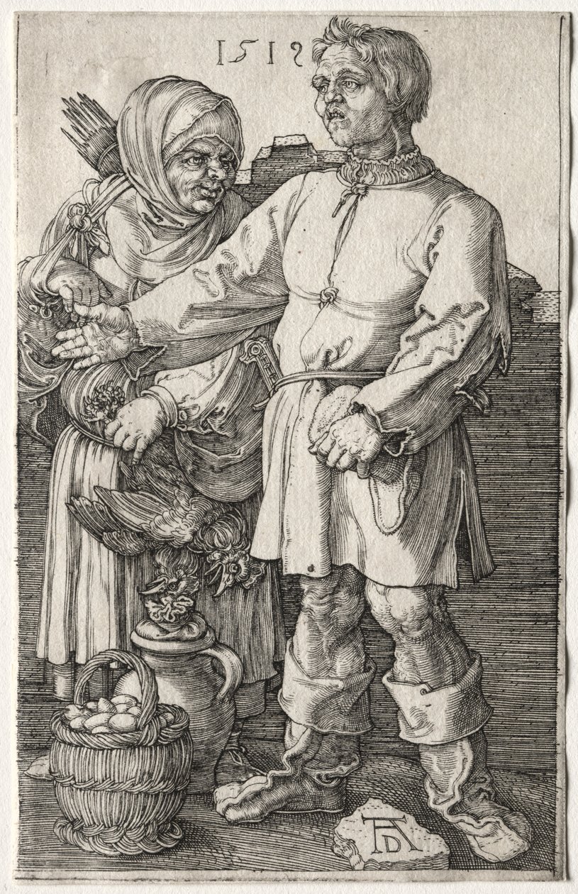 Los Campesinos en el Mercado de Albrecht Dürer