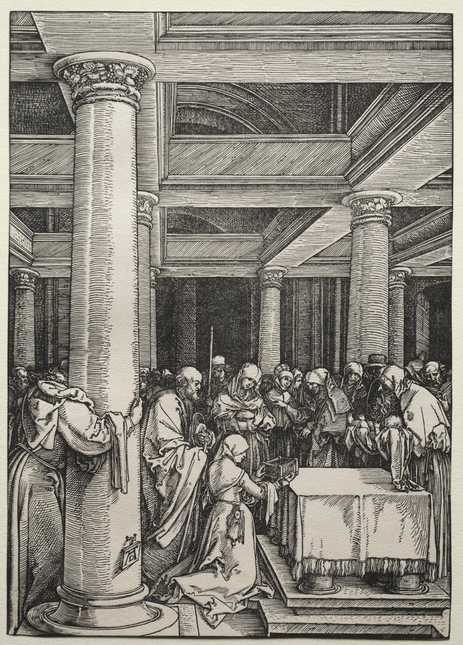 La presentación de Cristo en el templo, c. 1504-1505 de Albrecht Dürer