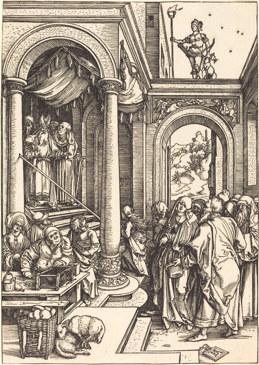 La Presentación de la Virgen en el Templo de Albrecht Dürer