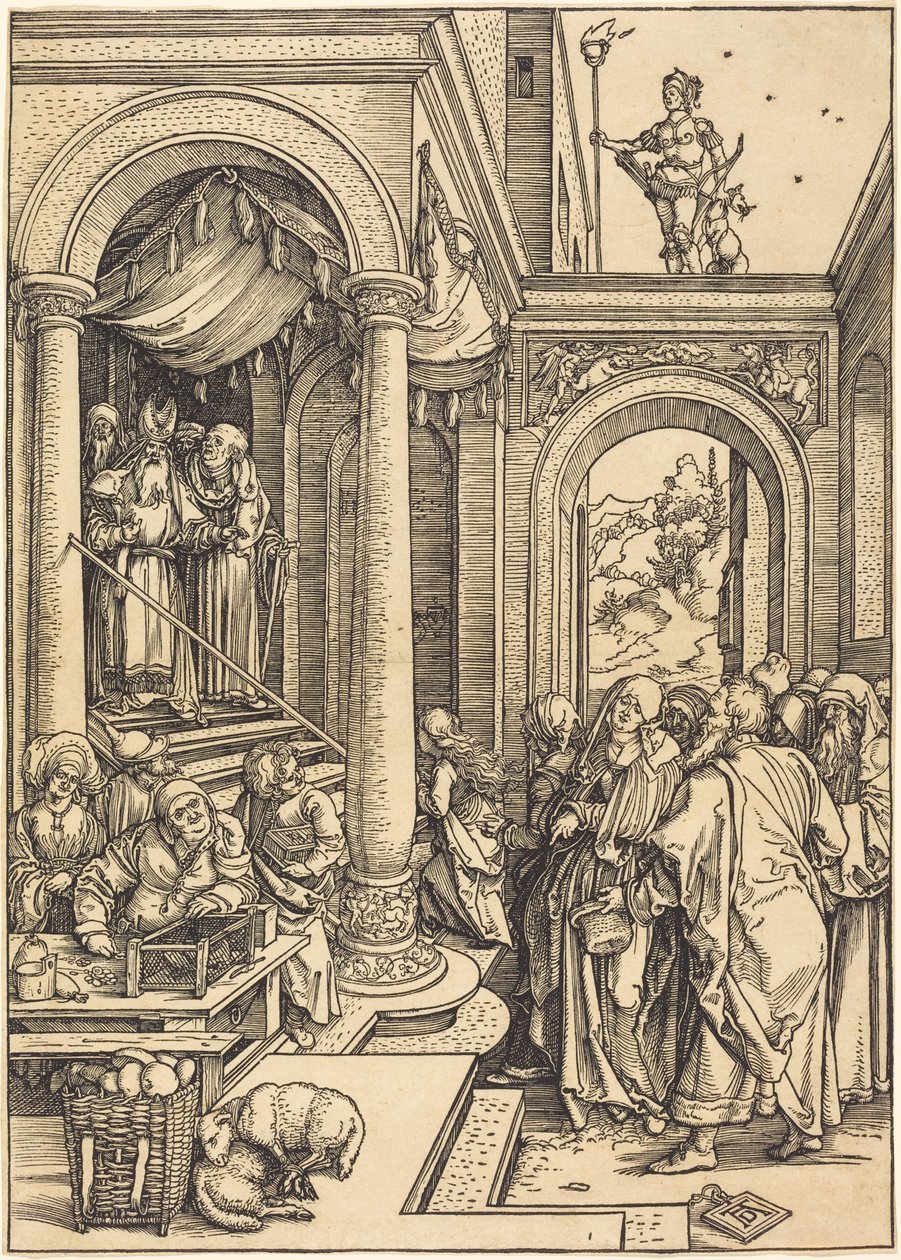 La Presentación de la Virgen en el Templo de Albrecht Dürer
