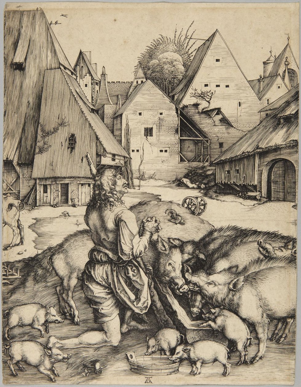El hijo pródigo de Albrecht Dürer