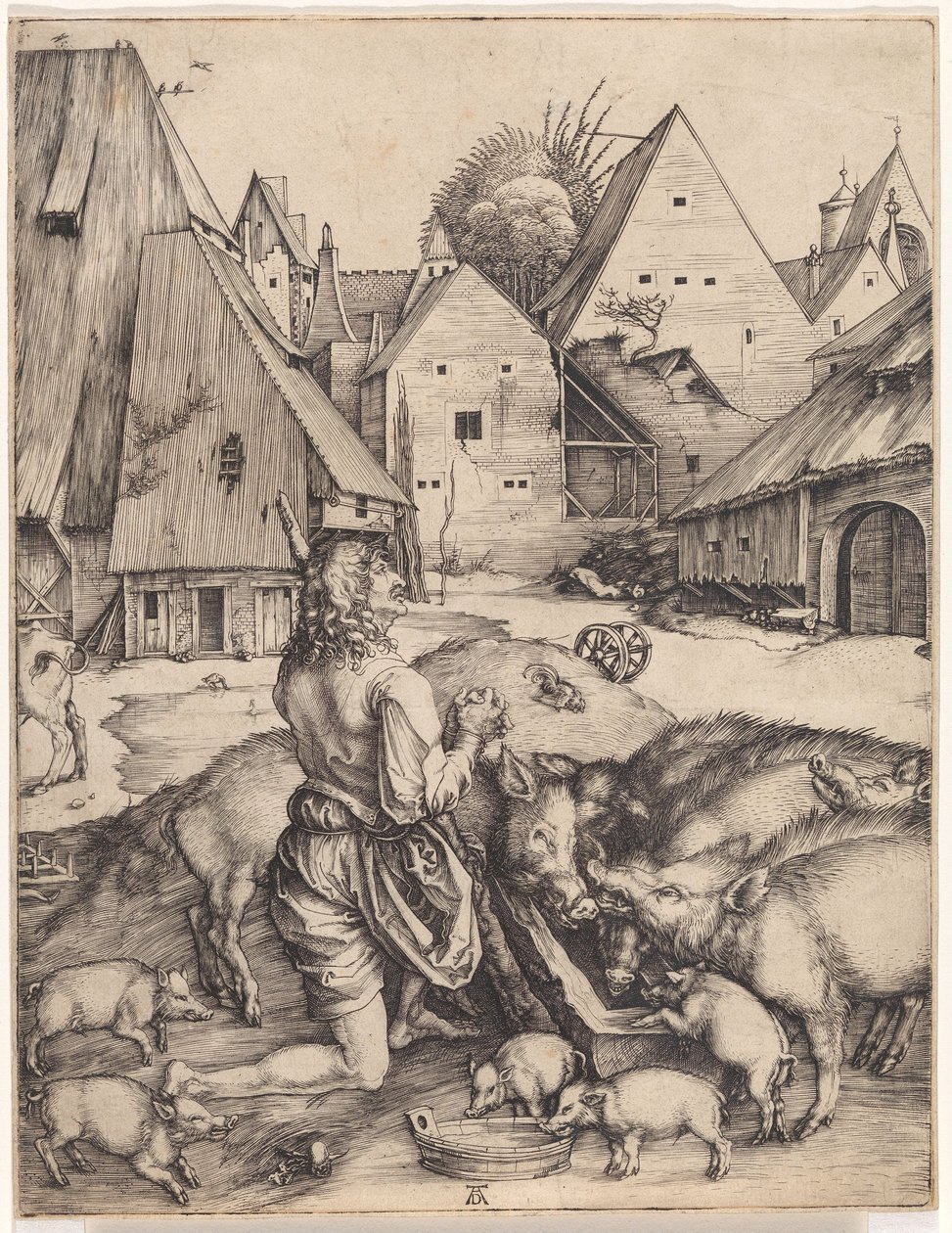 El hijo pródigo de Albrecht Dürer