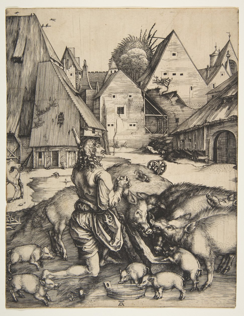 El hijo pródigo de Albrecht Dürer