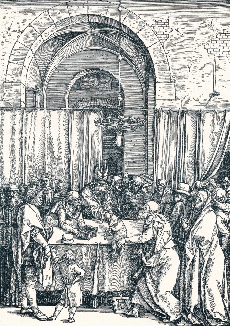 El rechazo de la ofrenda de Joaquín, 1506 1906 de Albrecht Dürer