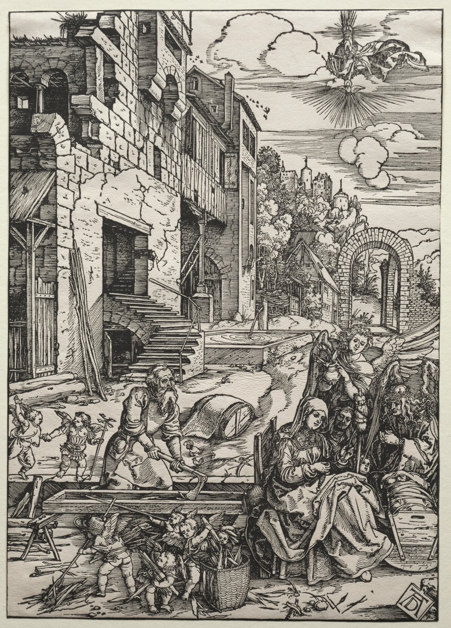 El Descanso en Egipto, c. 1501-1502 de Albrecht Dürer