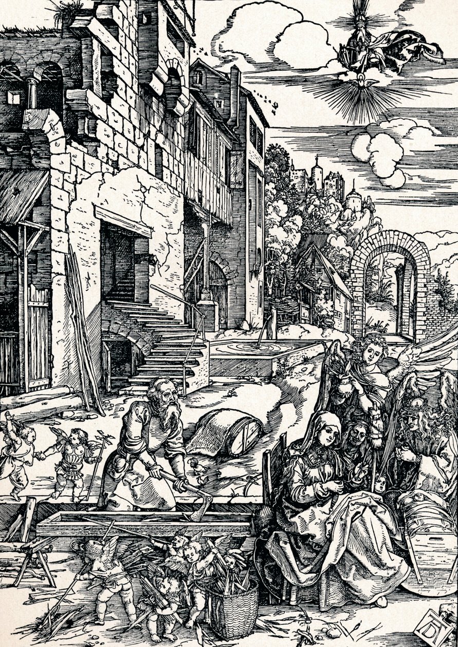 El Descanso durante la Huida a Egipto, 1506 1906 de Albrecht Dürer