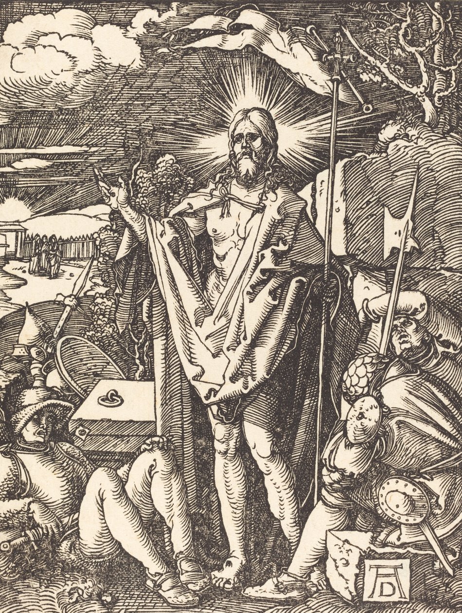 La resurrección, probablemente c. 1509-1510 de Albrecht Dürer