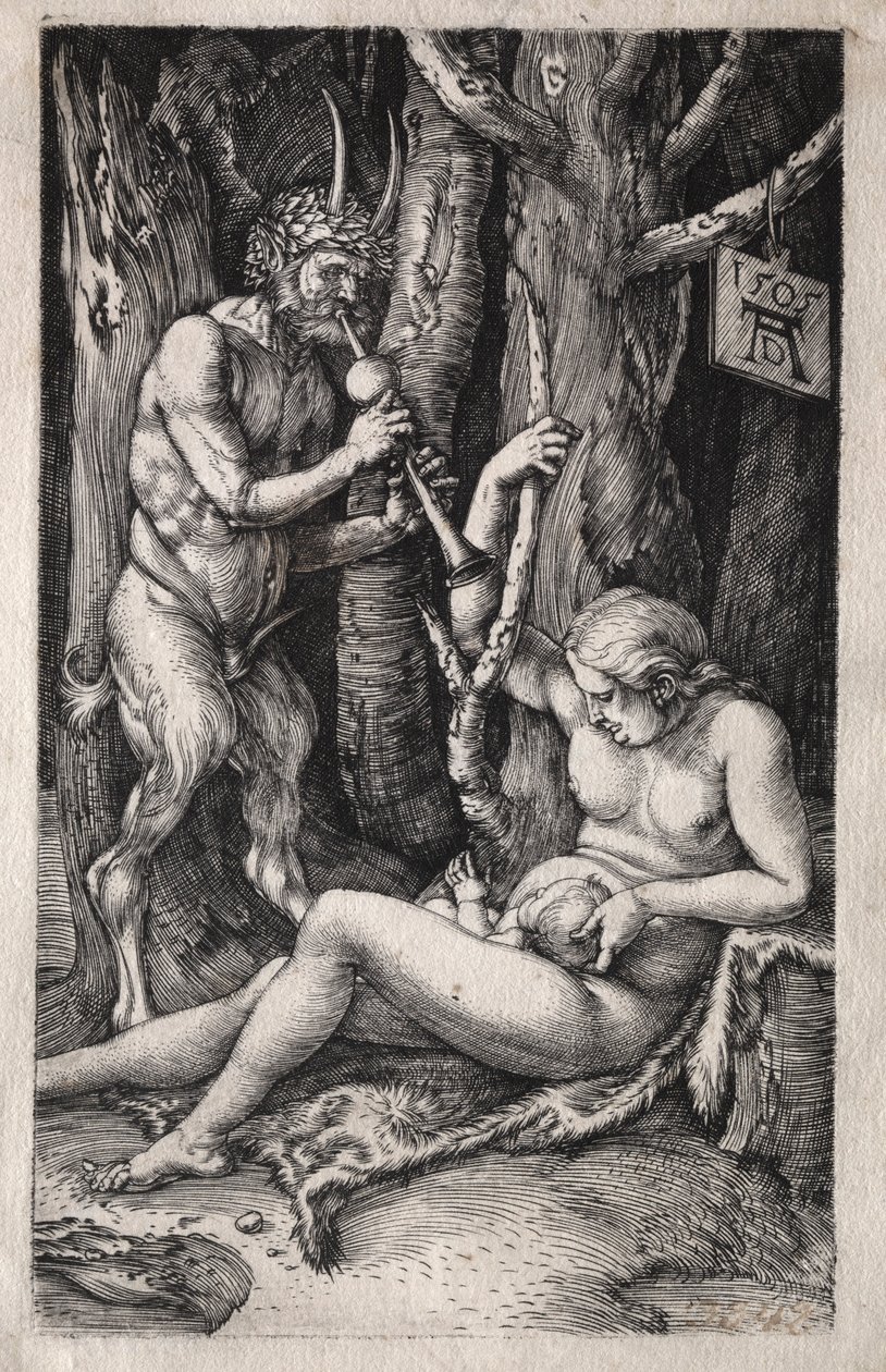La familia del sátiro, 1505 de Albrecht Dürer