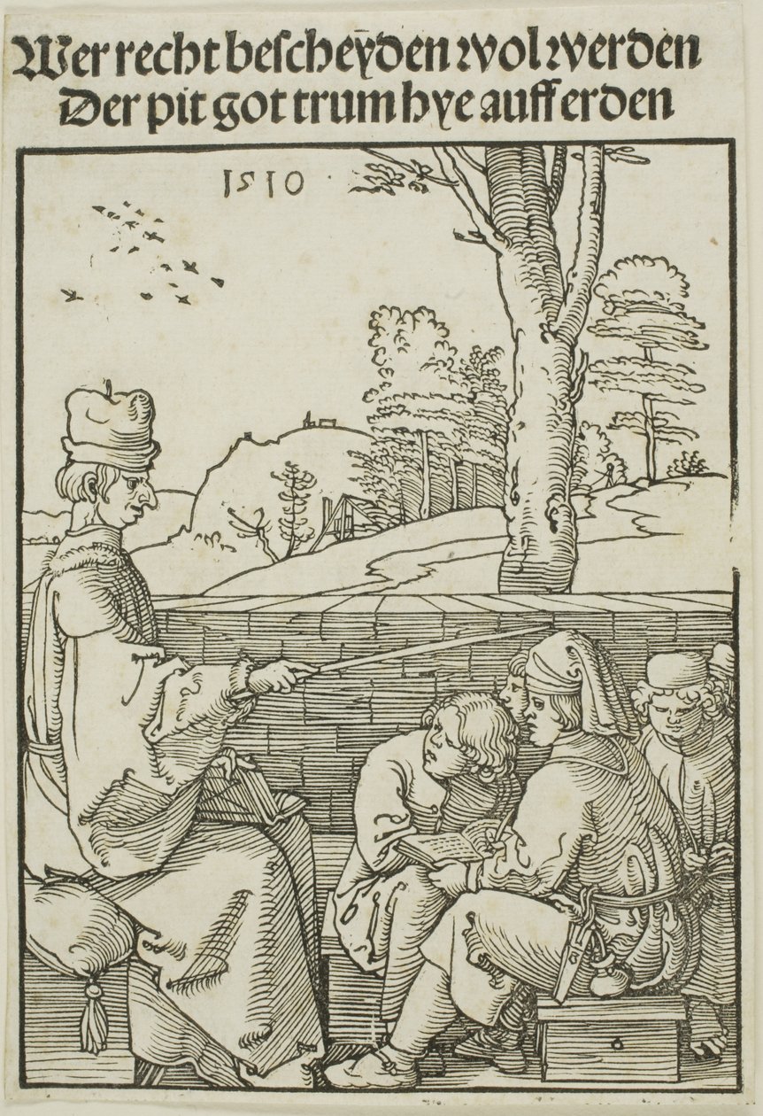 El maestro de escuela de Albrecht Dürer