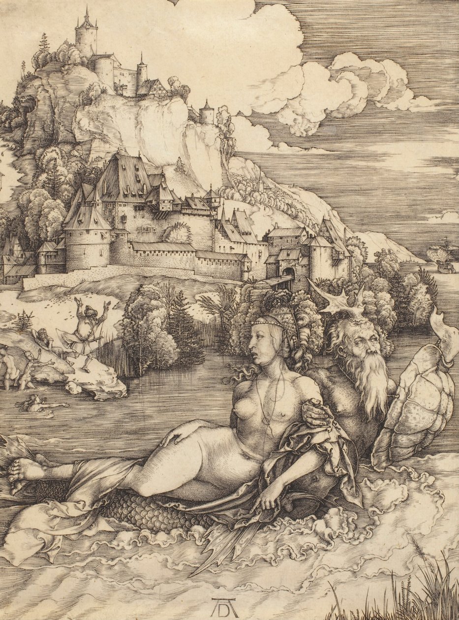 El monstruo marino (Meerwunder) de Albrecht Dürer