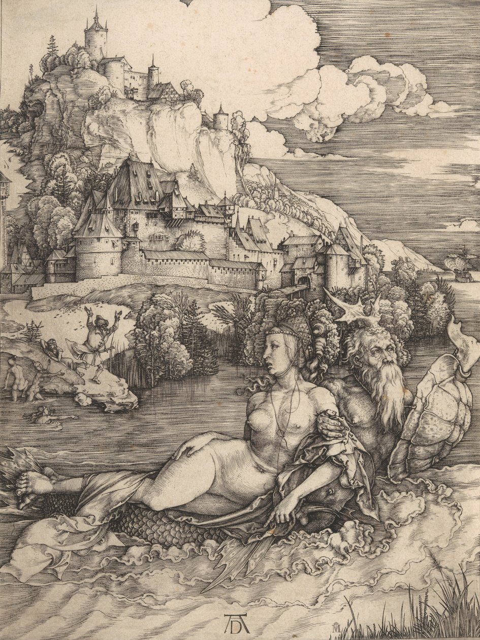 El monstruo marino Das Meerwunder, ca. 1498 de Albrecht Dürer