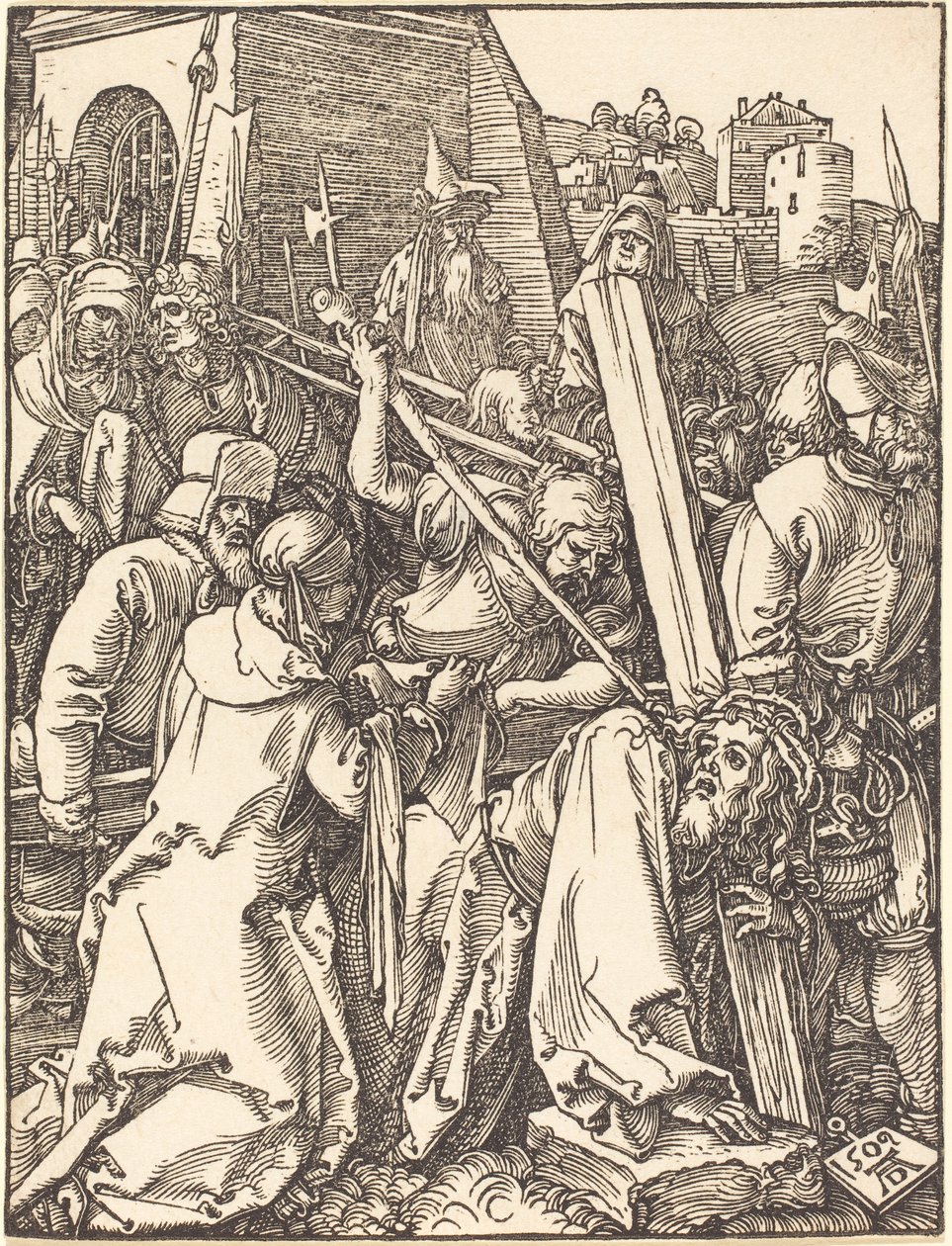 La Pequeña Pasión:  Cristo en la Cruz de Albrecht Dürer
