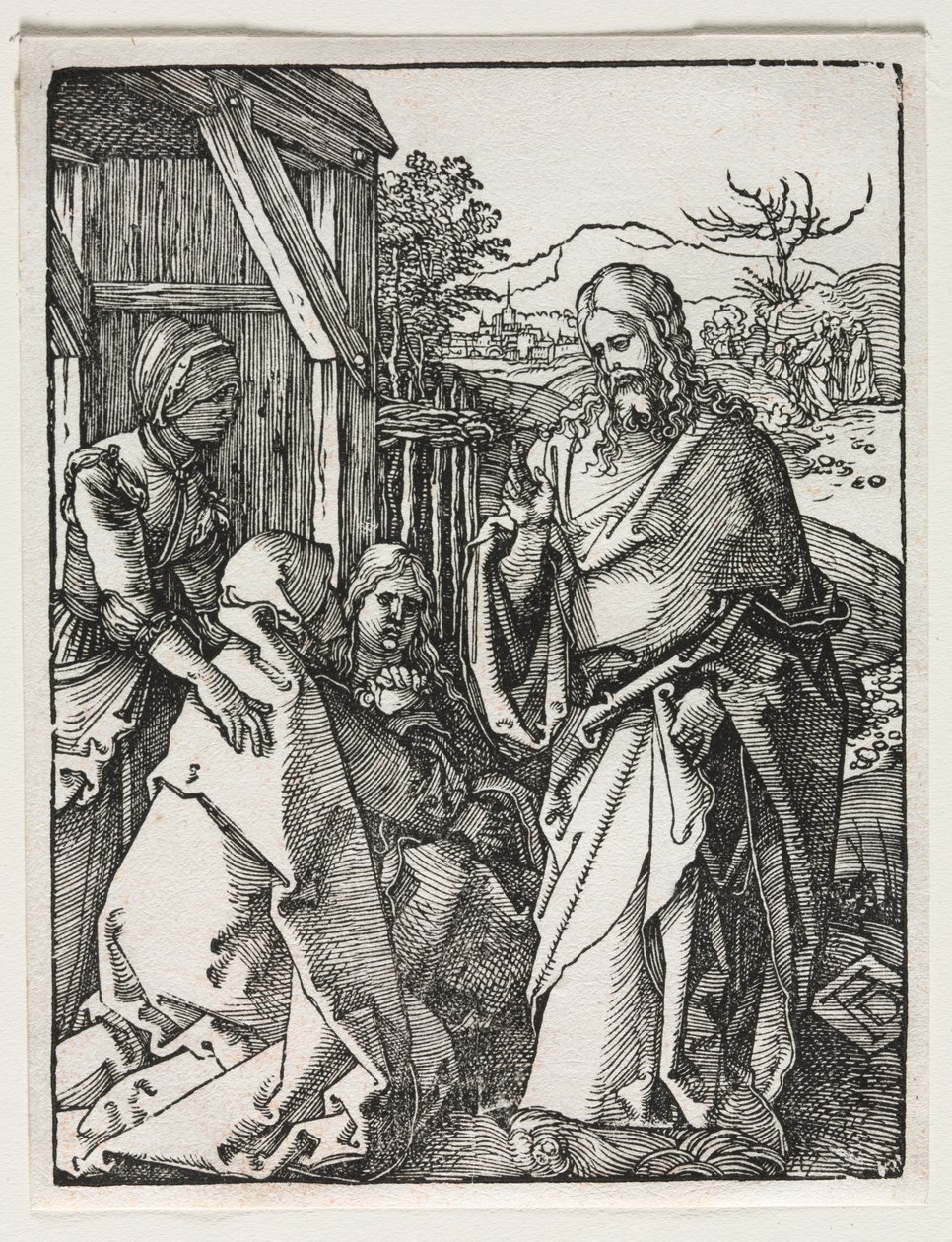 La Pequeña Pasión: Cristo Despidiéndose de la Virgen de Albrecht Dürer