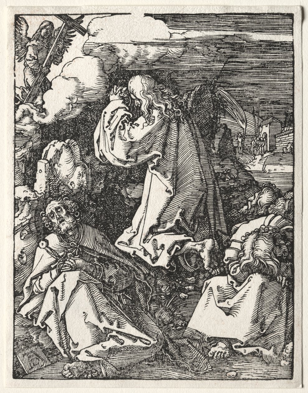 La Pequeña Pasión: Cristo en el Monte de los Olivos de Albrecht Dürer