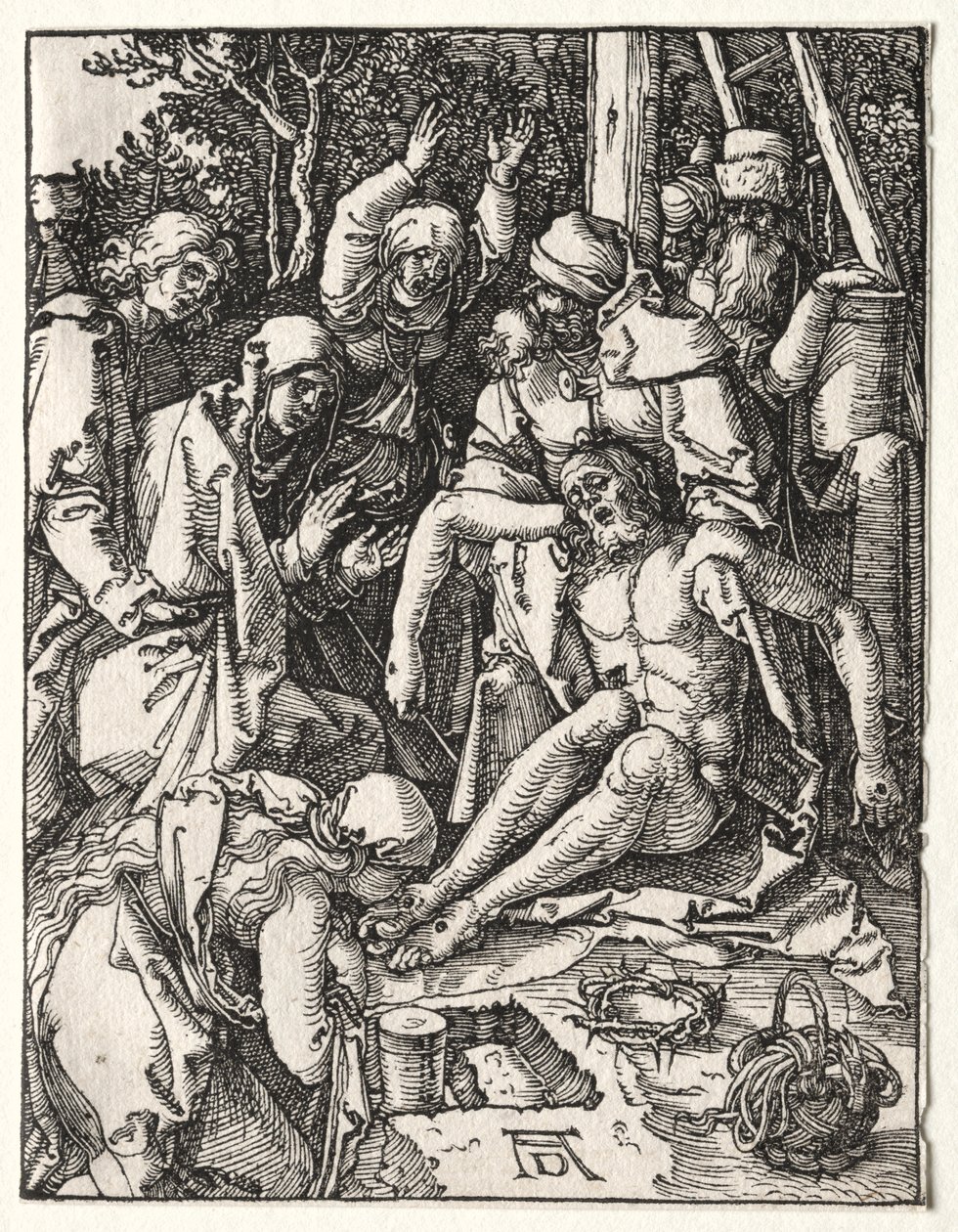 The Small Passion:  Lamentation de Albrecht Dürer