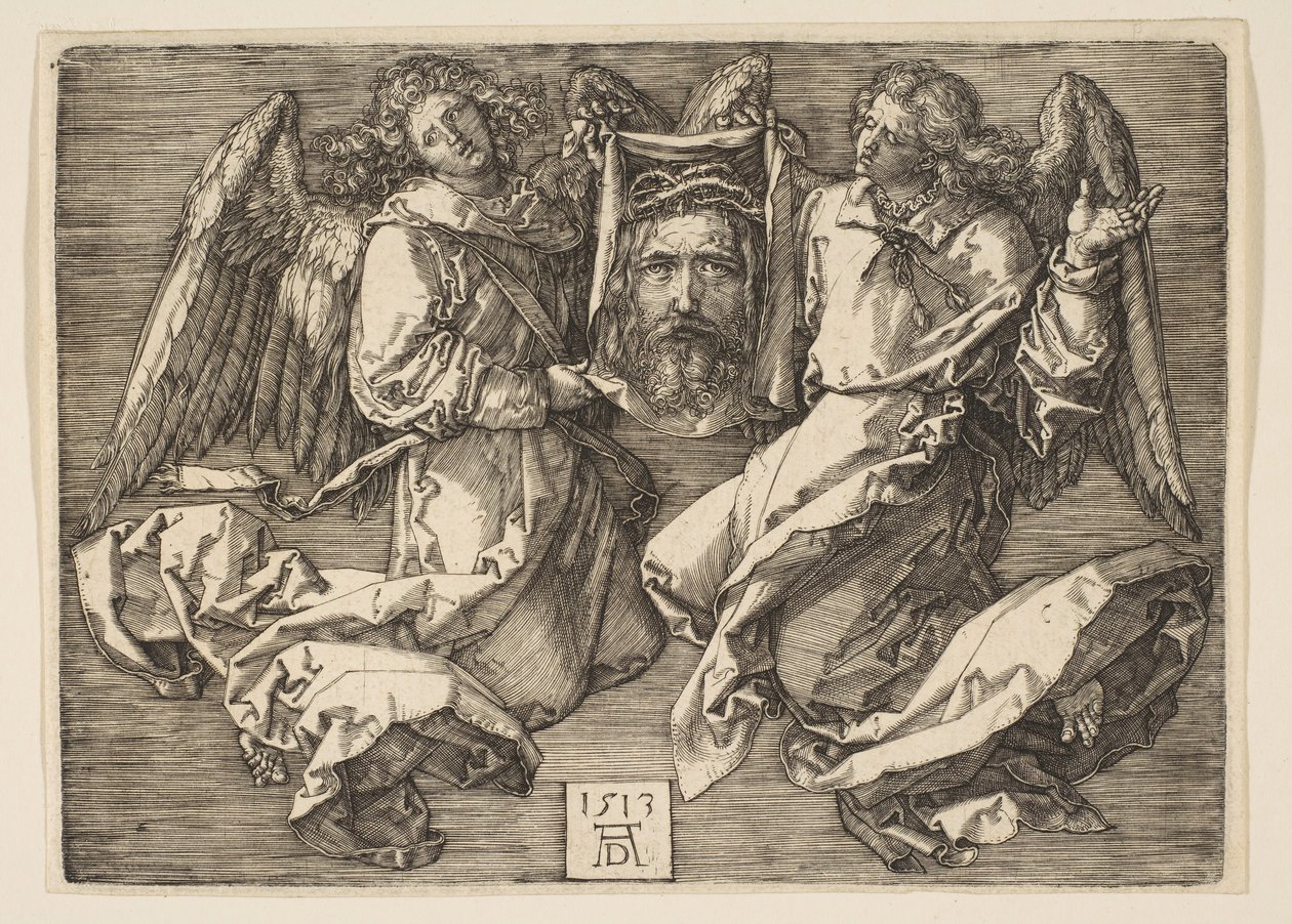 El sudario mostrado por dos ángeles de Albrecht Dürer