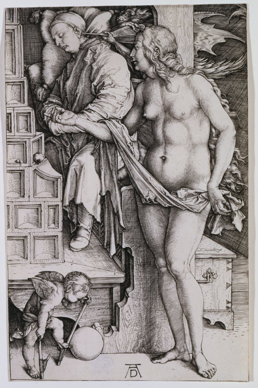 La tentación de la ociosa de Albrecht Dürer