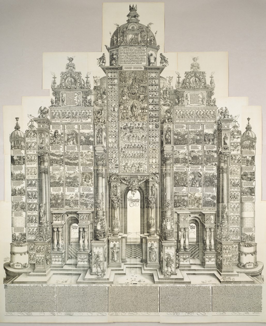El arco triunfal de Maximiliano de Albrecht Dürer