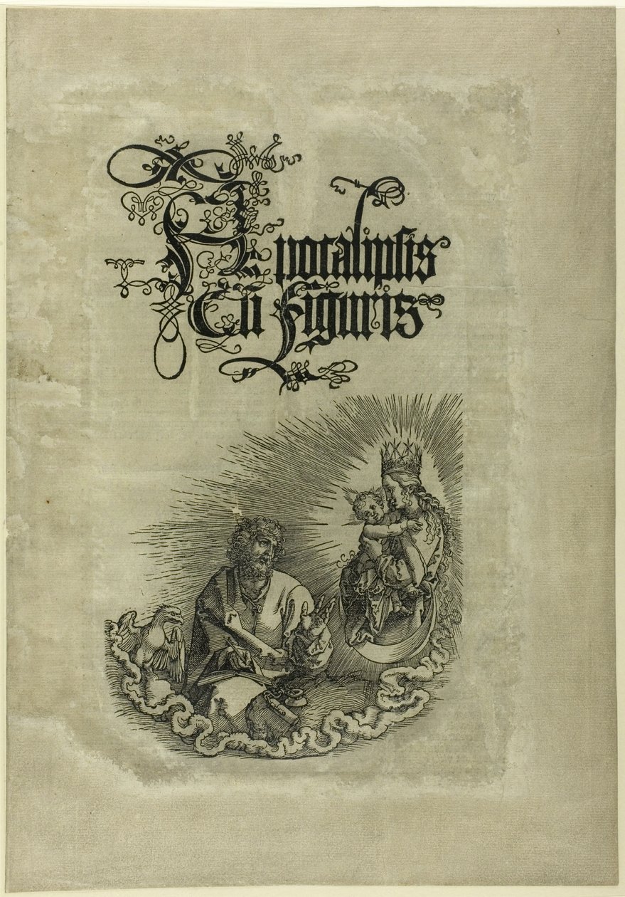 La Virgen que se aparece a San Juan, de El Apocalipsis de Albrecht Dürer