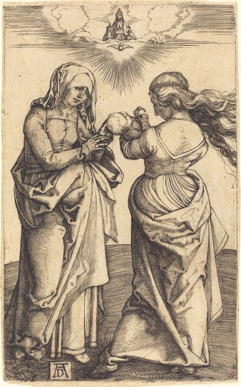 La Virgen y el Niño con Santa Ana de Albrecht Dürer