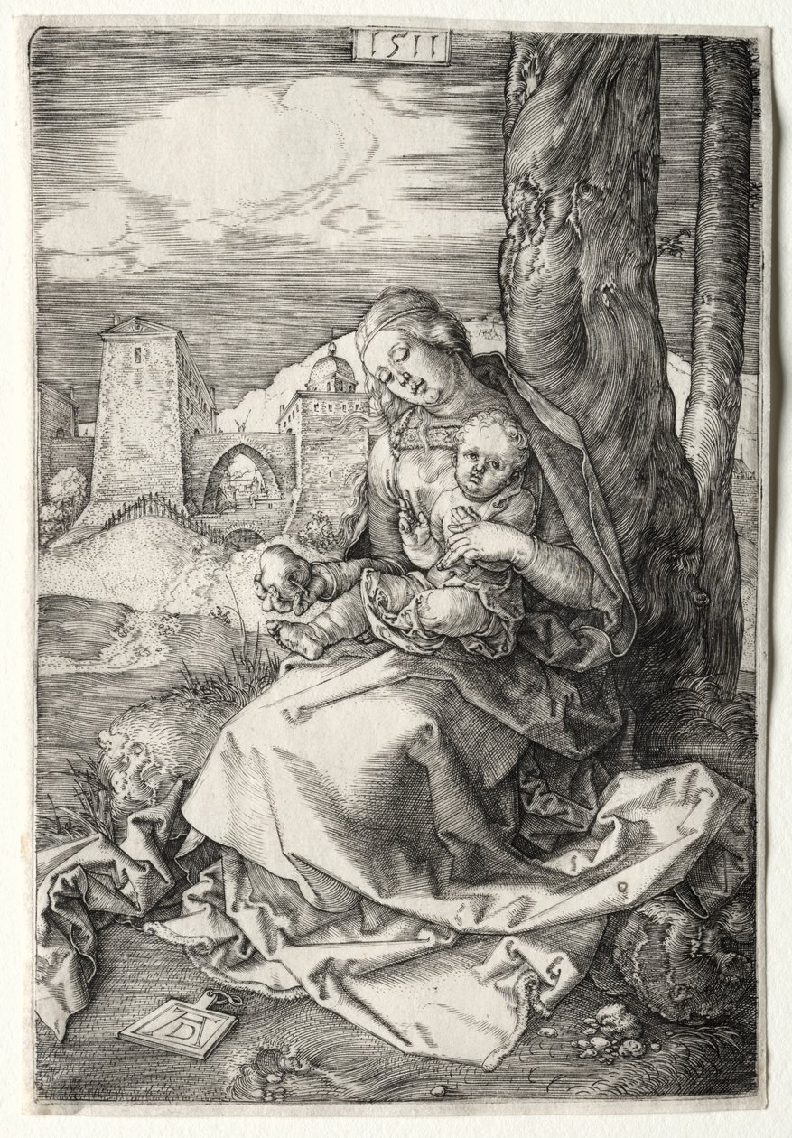 La Virgen y el Niño con la pera de Albrecht Dürer