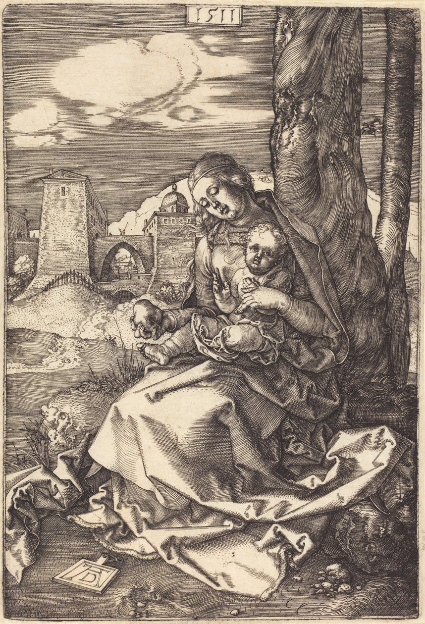 La Virgen con el Niño y la pera de Albrecht Dürer