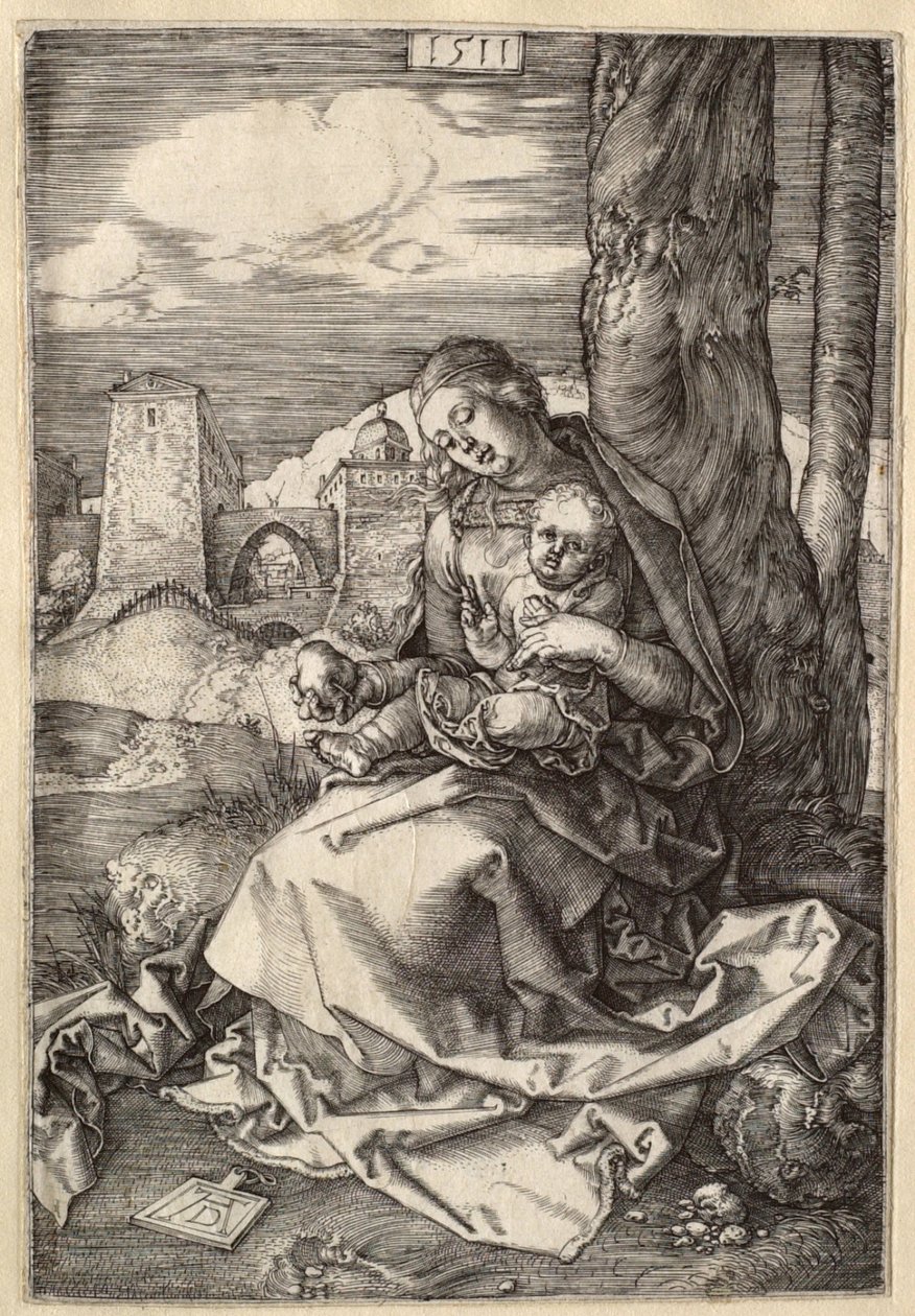 La Virgen y el Niño con la pera de Albrecht Dürer