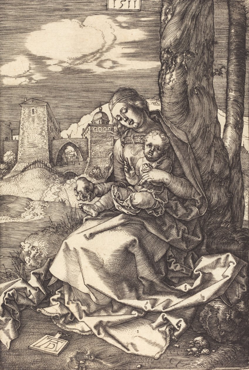 La Virgen y el Niño con la pera de Albrecht Dürer