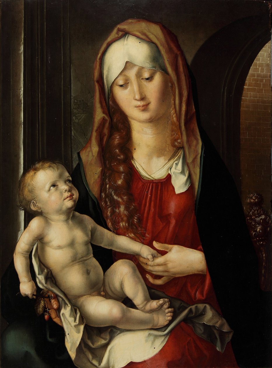 La Virgen y el Niño Madonna del Patrocinio, 1495 de Albrecht Dürer