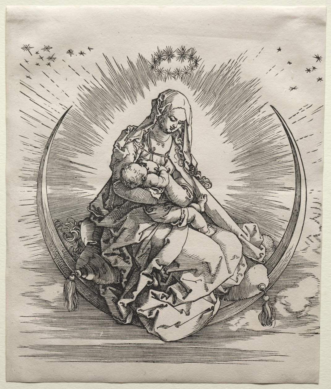 La Virgen en una media luna de Albrecht Dürer