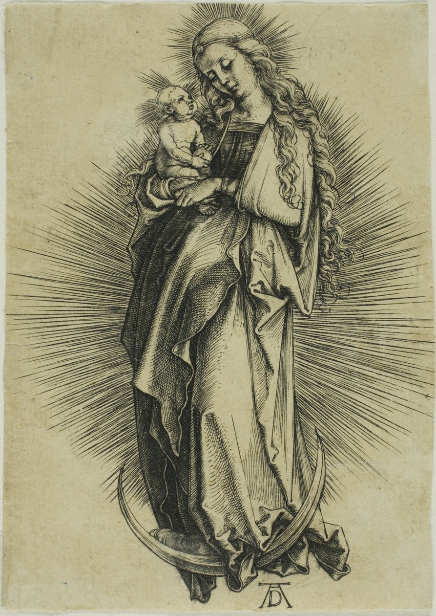 La Virgen en el Creciente de Albrecht Dürer