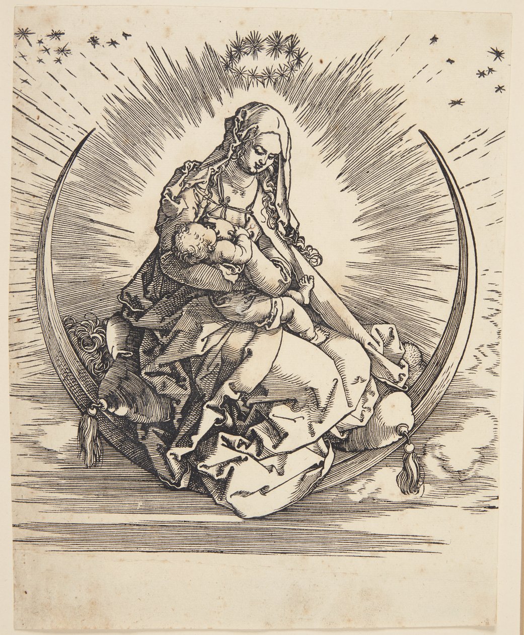 La Virgen en la media luna de Albrecht Dürer