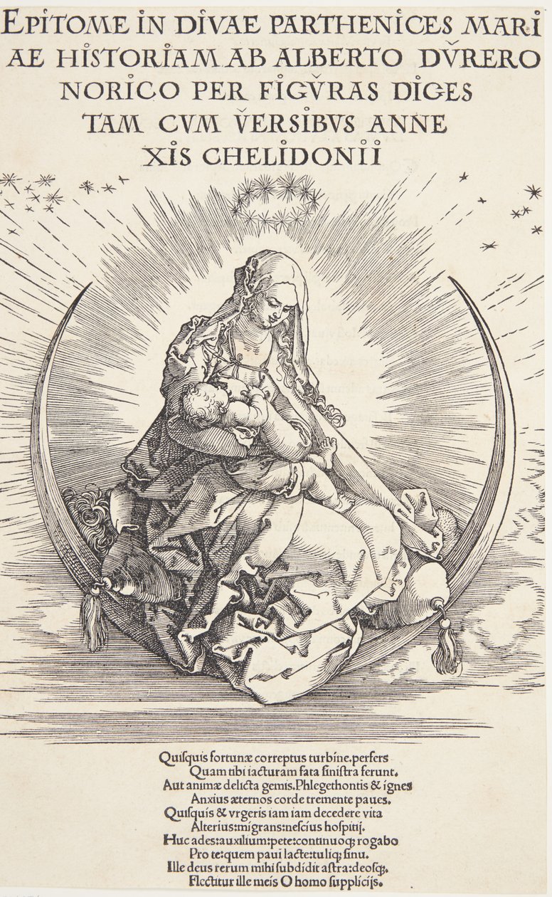 La Virgen en la media luna de Albrecht Dürer