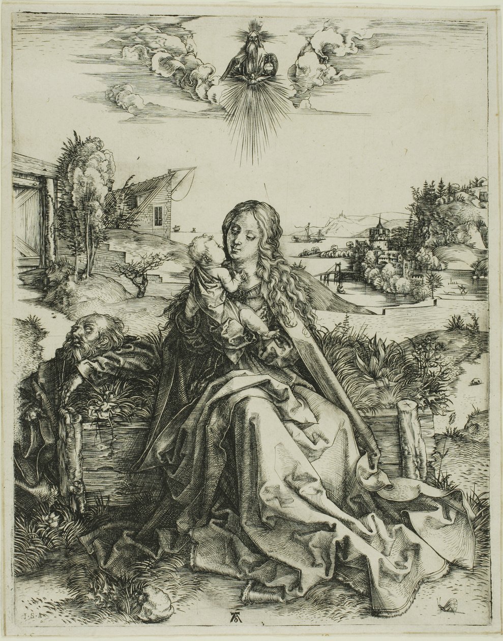 La Virgen con la Libélula de Albrecht Dürer