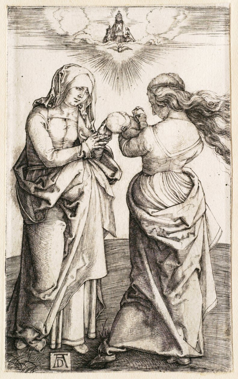 La Virgen con el Niño Jesús y santa Ana de Albrecht Dürer
