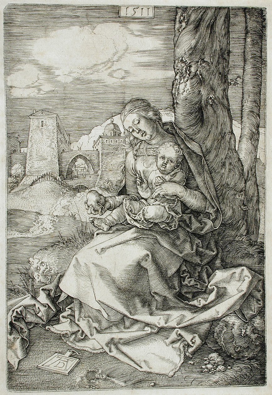 La Virgen con la pera de Albrecht Dürer