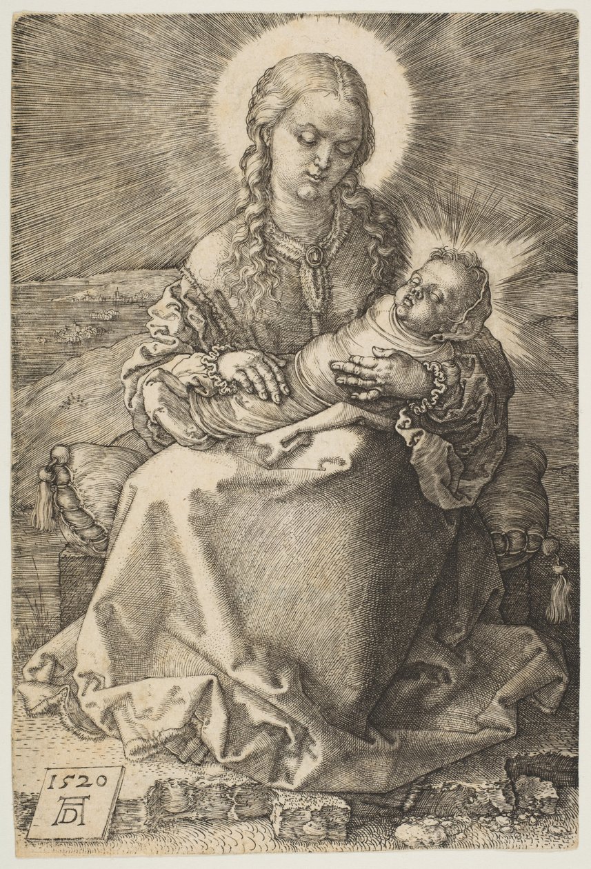 La Virgen con el Niño envuelto en pañales de Albrecht Dürer