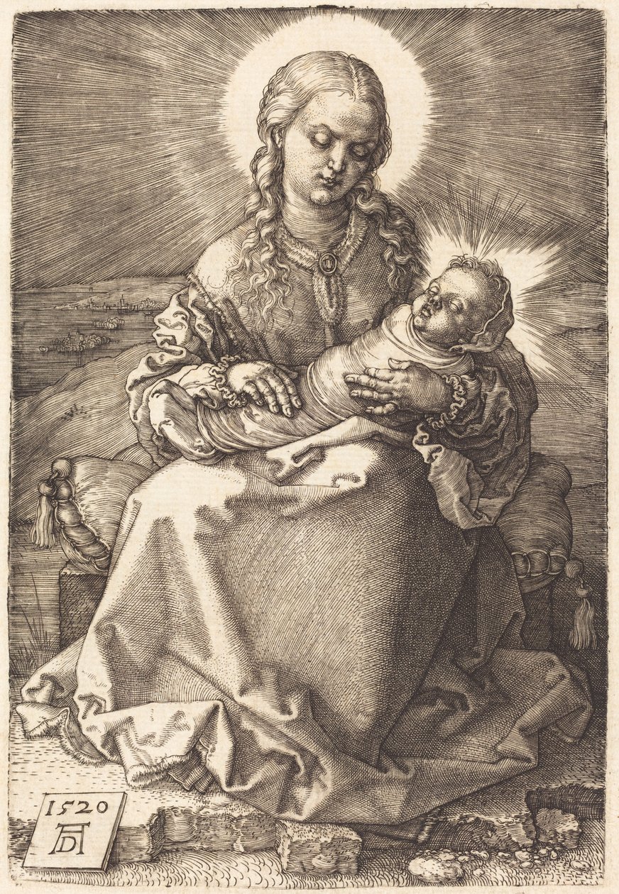 La Virgen con el Niño envuelto en pañales de Albrecht Dürer
