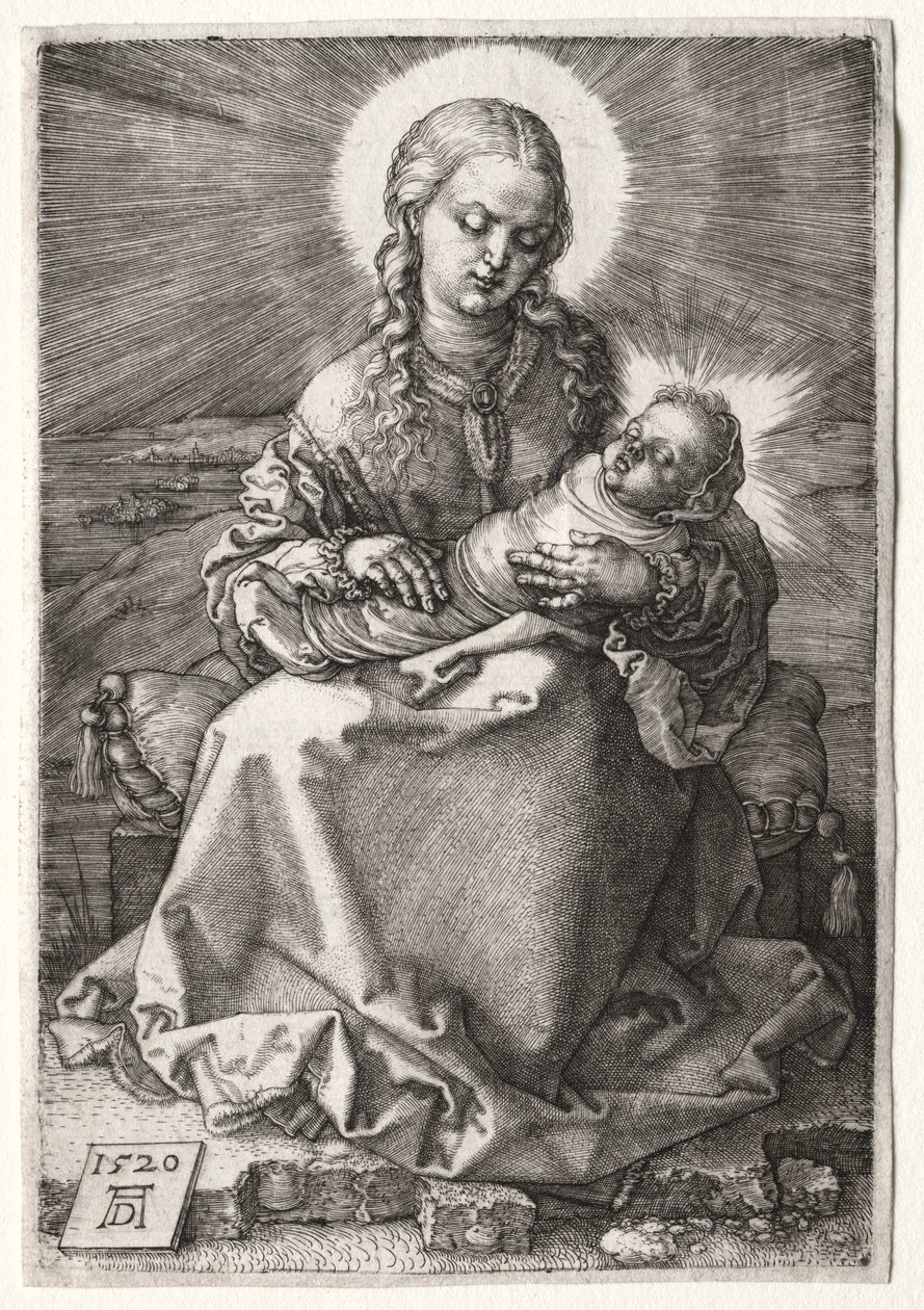 La Virgen con el Niño Envolto, 1520 de Albrecht Dürer