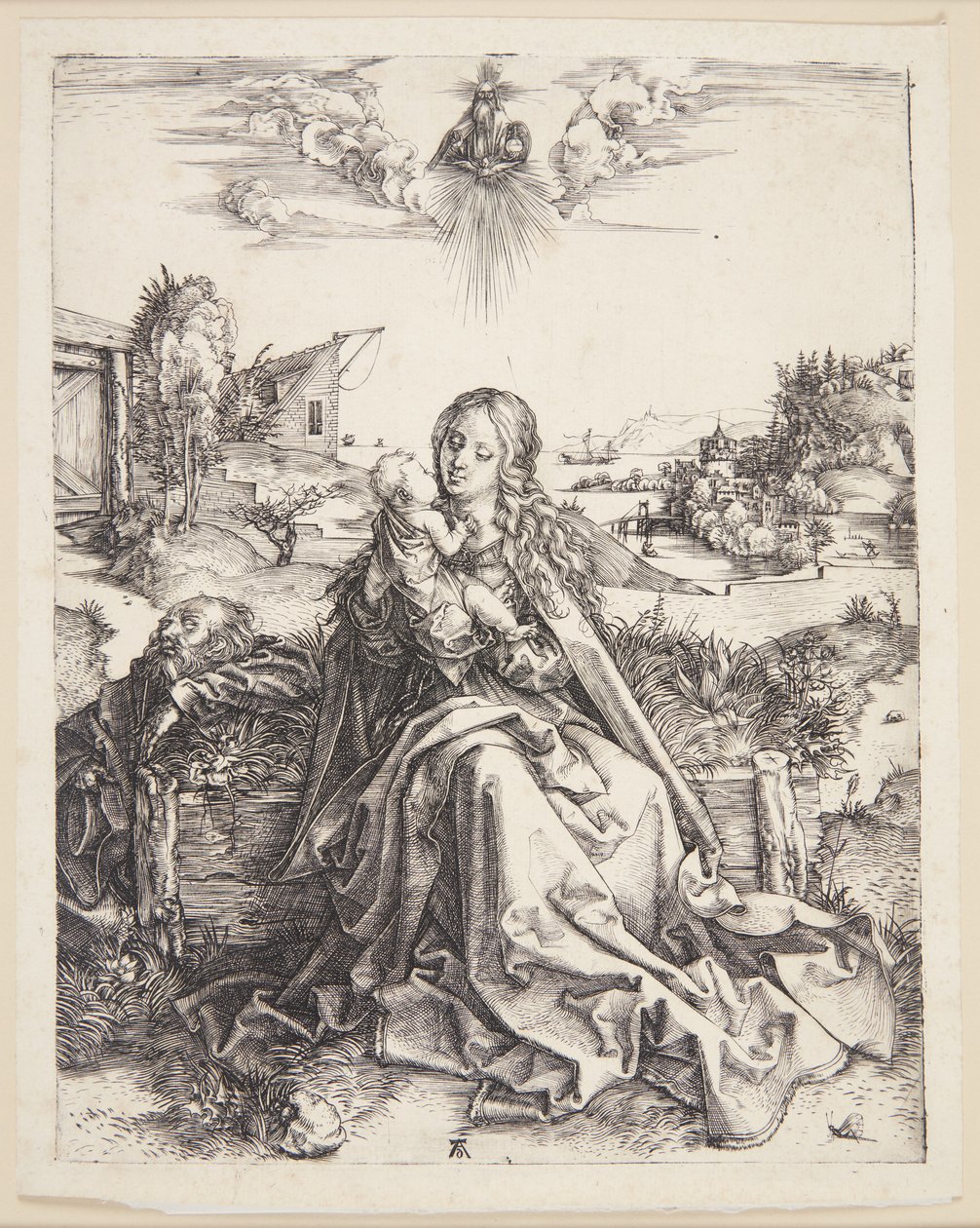 La Virgen con la libélula de Albrecht Dürer