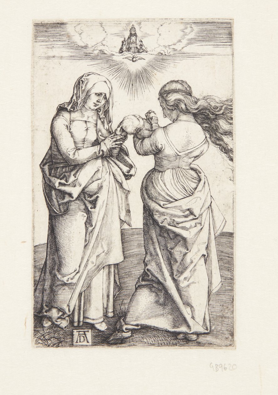 La Virgen con el Niño Cristo y Santa Ana de Albrecht Dürer